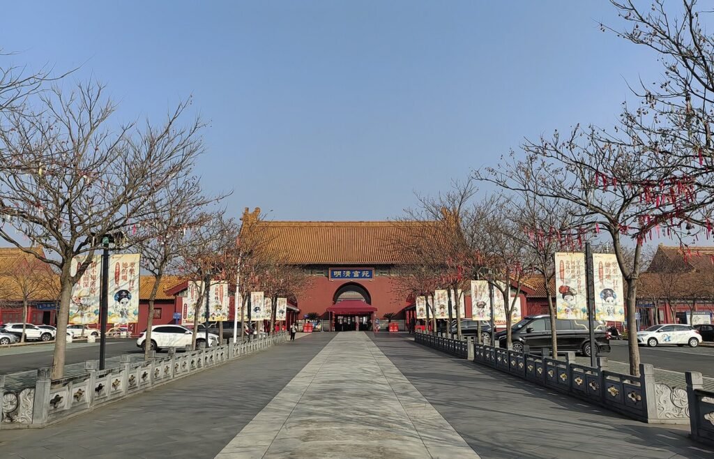 The Ming and Qing Dynasty Palace set at Hengdian World Studios, Dongyang, Zhejiang