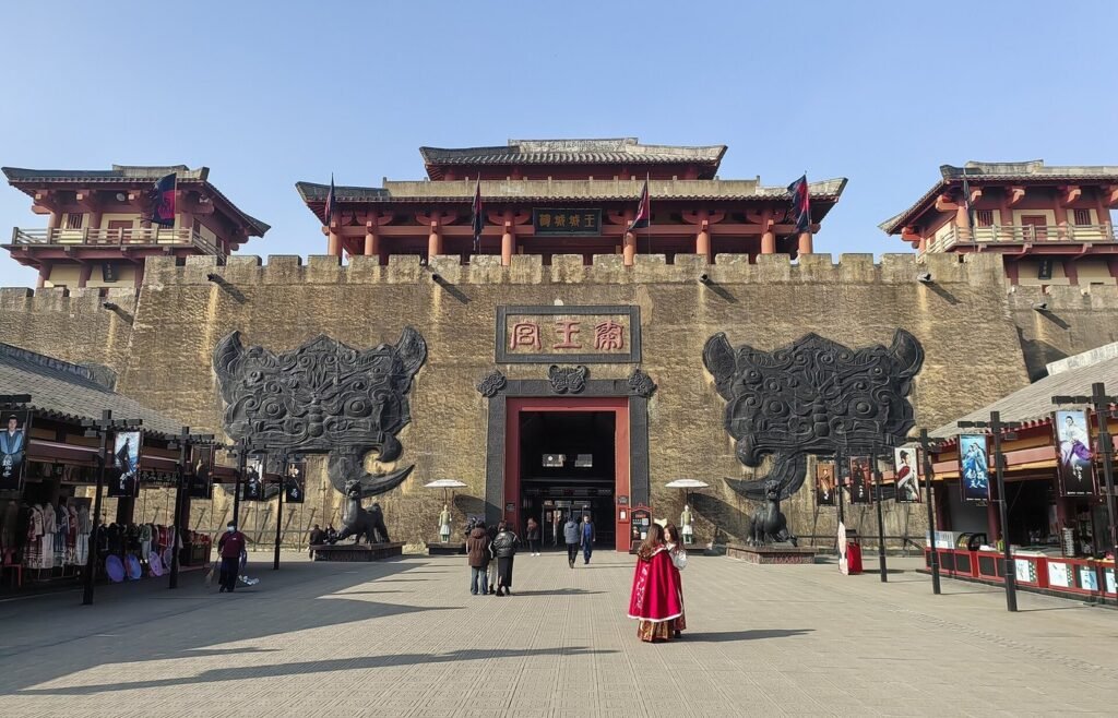 The Qin King Palace set at Hengdian World Studios, Jinhua prefecture, Zhejiang