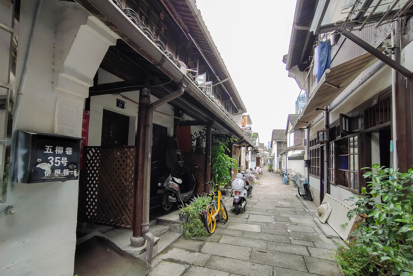 Wuliu Alley, a historic stone-paved lane of whitewashed houses in Shangcheng district, Hangzhou, the heroine's street in The Best Thing