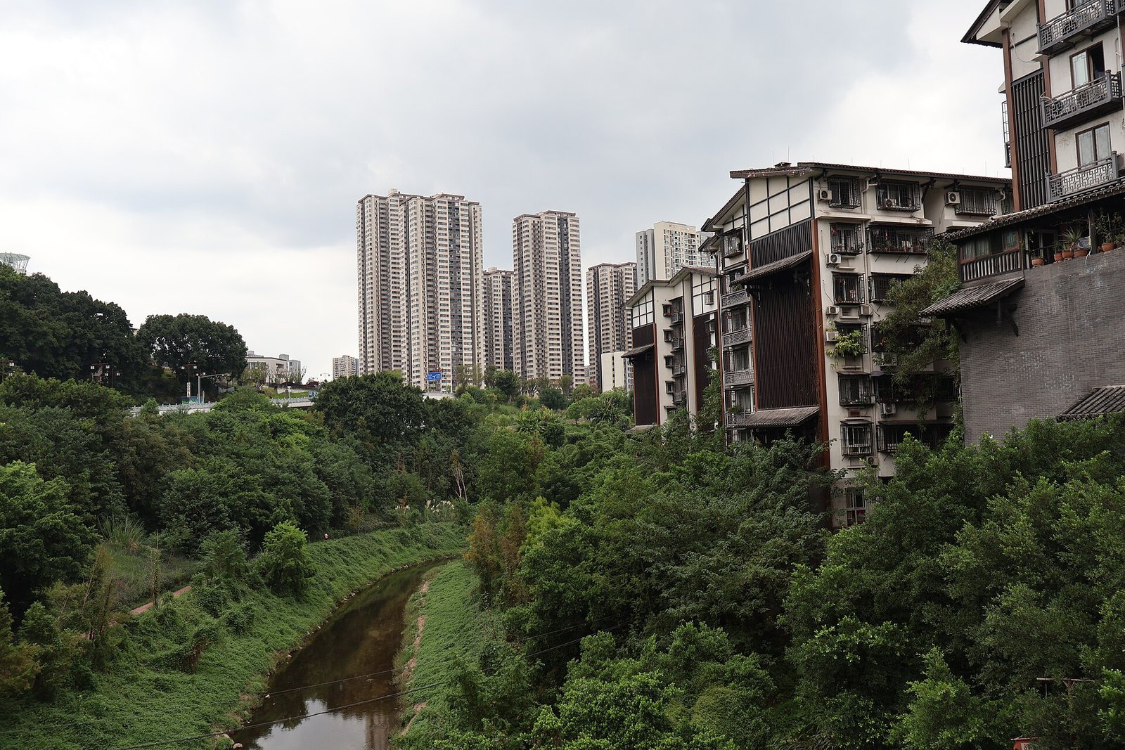 A stone lane in Ciqikou Old Town, Chongqing